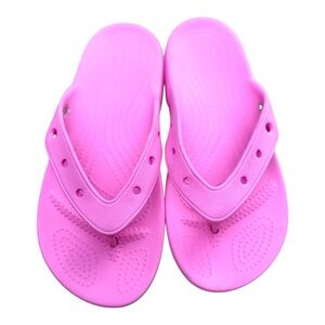 Crocs Size W7 M5 Pink Sandals